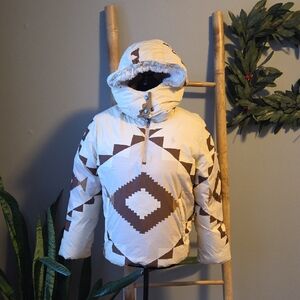 Polo Ralph Lauren Fuzzy Lined Pop Over Jacket